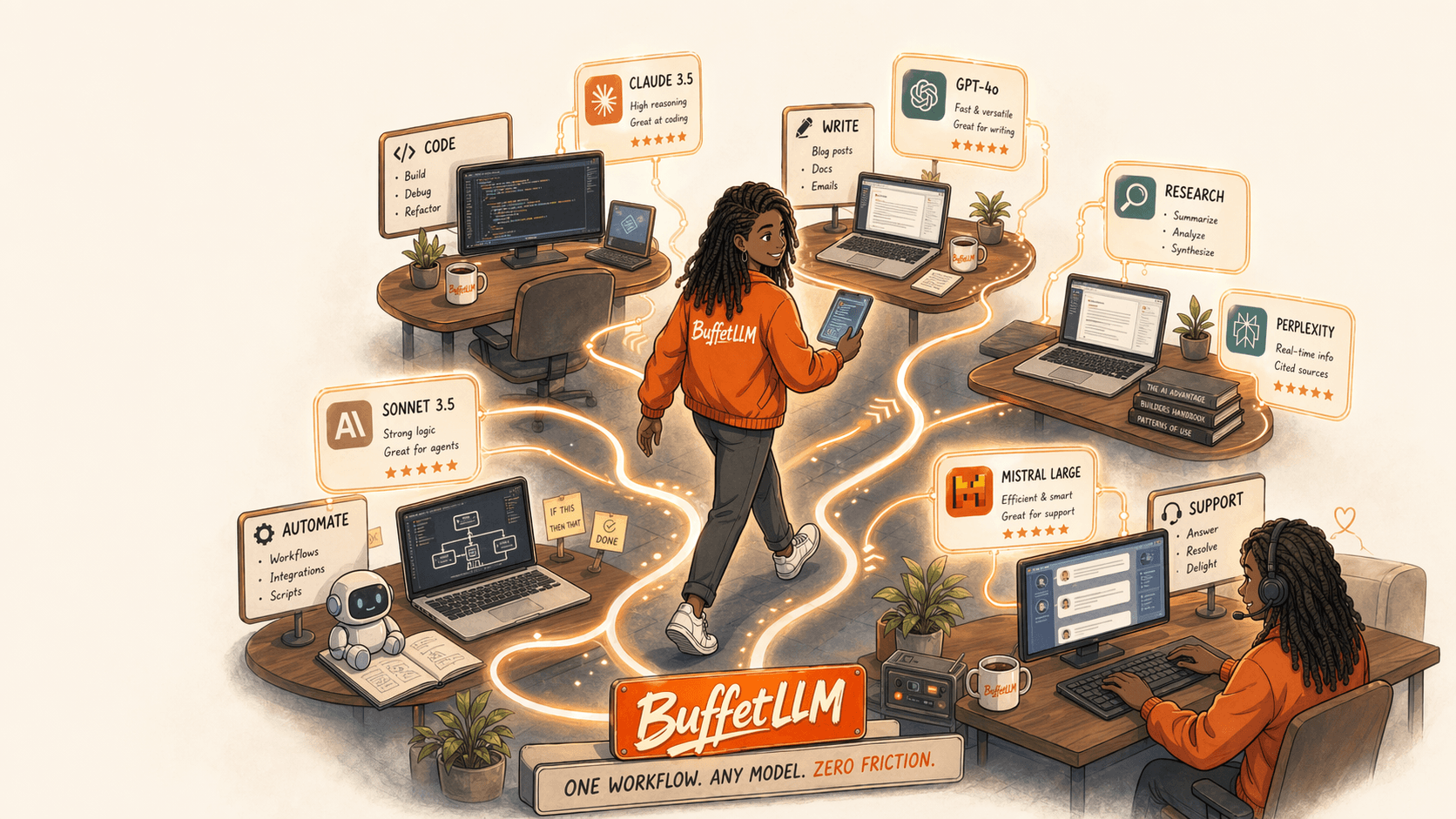 7 workflows de builders que mejoran | BuffetLLM Blog